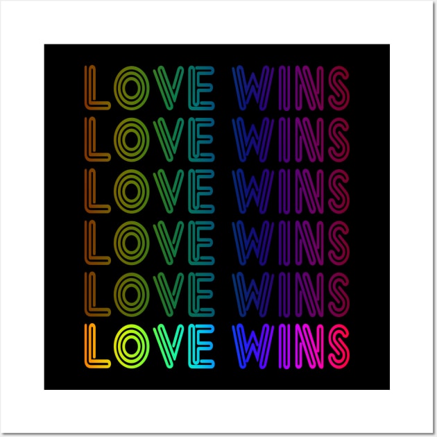 Love Wins lgbt Wall Art by reunitedbummer160